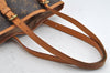 Authentic Louis Vuitton Monogram Bucket PM Shoulder Tote Bag M42238 Junk 1064K