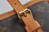 Authentic Louis Vuitton Monogram Bucket PM Shoulder Tote Bag M42238 Junk 1064K