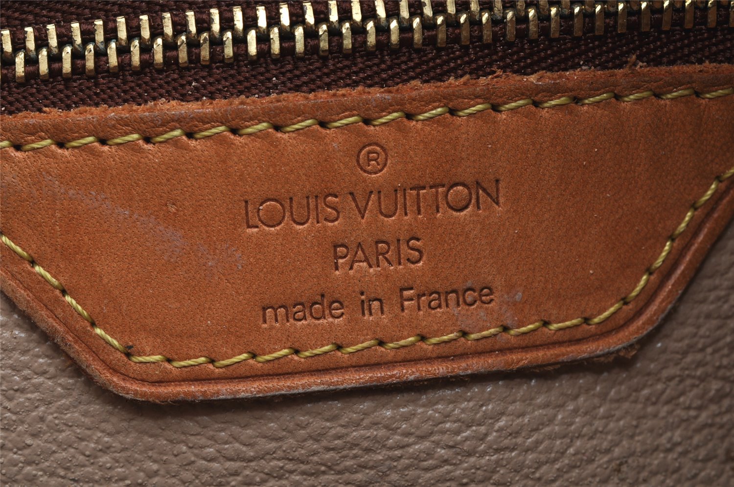 Authentic Louis Vuitton Monogram Bucket PM Shoulder Tote Bag M42238 Junk 1064K