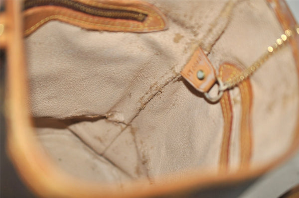 Authentic Louis Vuitton Monogram Bucket PM Shoulder Tote Bag M42238 Junk 1064K