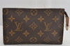 Authentic Louis Vuitton Monogram Bucket PM Shoulder Tote Bag M42238 Junk 1064K