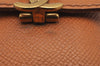 Authentic CHANEL Vintage Leather CC Logo Cigarette Case Pouch Purse Brown 1065J