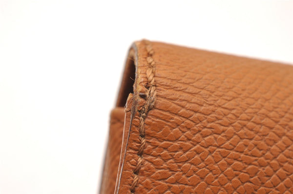 Authentic CHANEL Vintage Leather CC Logo Cigarette Case Pouch Purse Brown 1065J