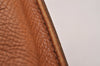 Authentic CHANEL Vintage Leather CC Logo Cigarette Case Pouch Purse Brown 1065J