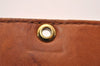 Authentic CHANEL Vintage Leather CC Logo Cigarette Case Pouch Purse Brown 1065J