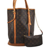 Authentic Louis Vuitton Monogram Bucket GM Shoulder Tote Bag M42236 LV 1065K