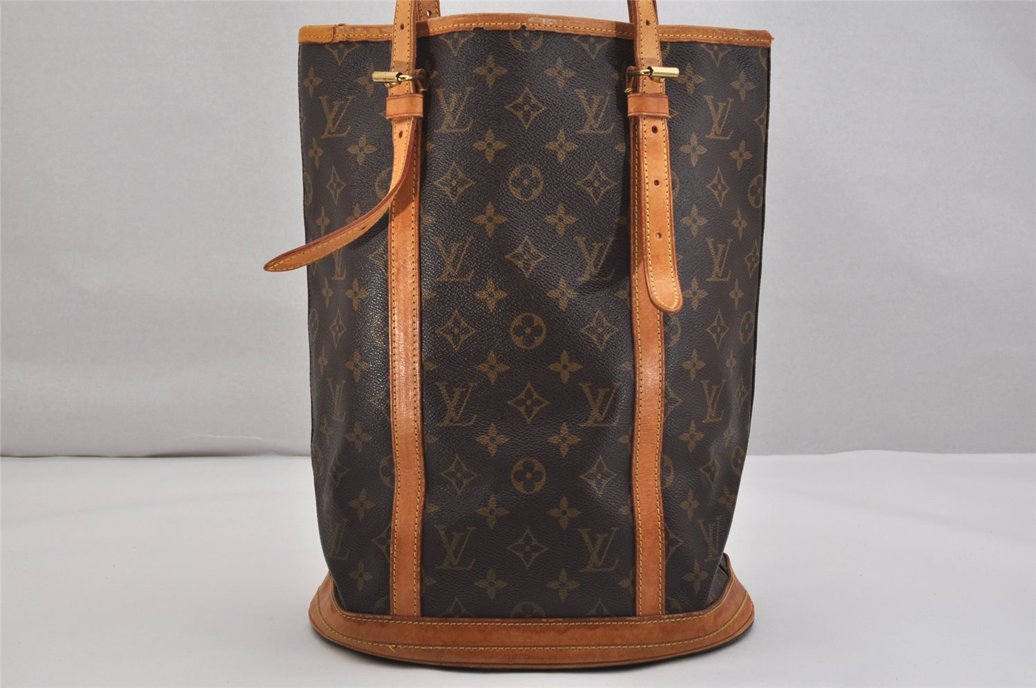 Authentic Louis Vuitton Monogram Bucket GM Shoulder Tote Bag M42236 LV 1065K