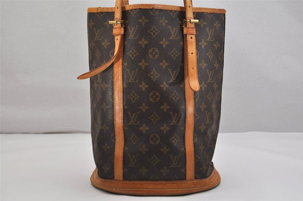 Authentic Louis Vuitton Monogram Bucket GM Shoulder Tote Bag M42236 LV 1065K
