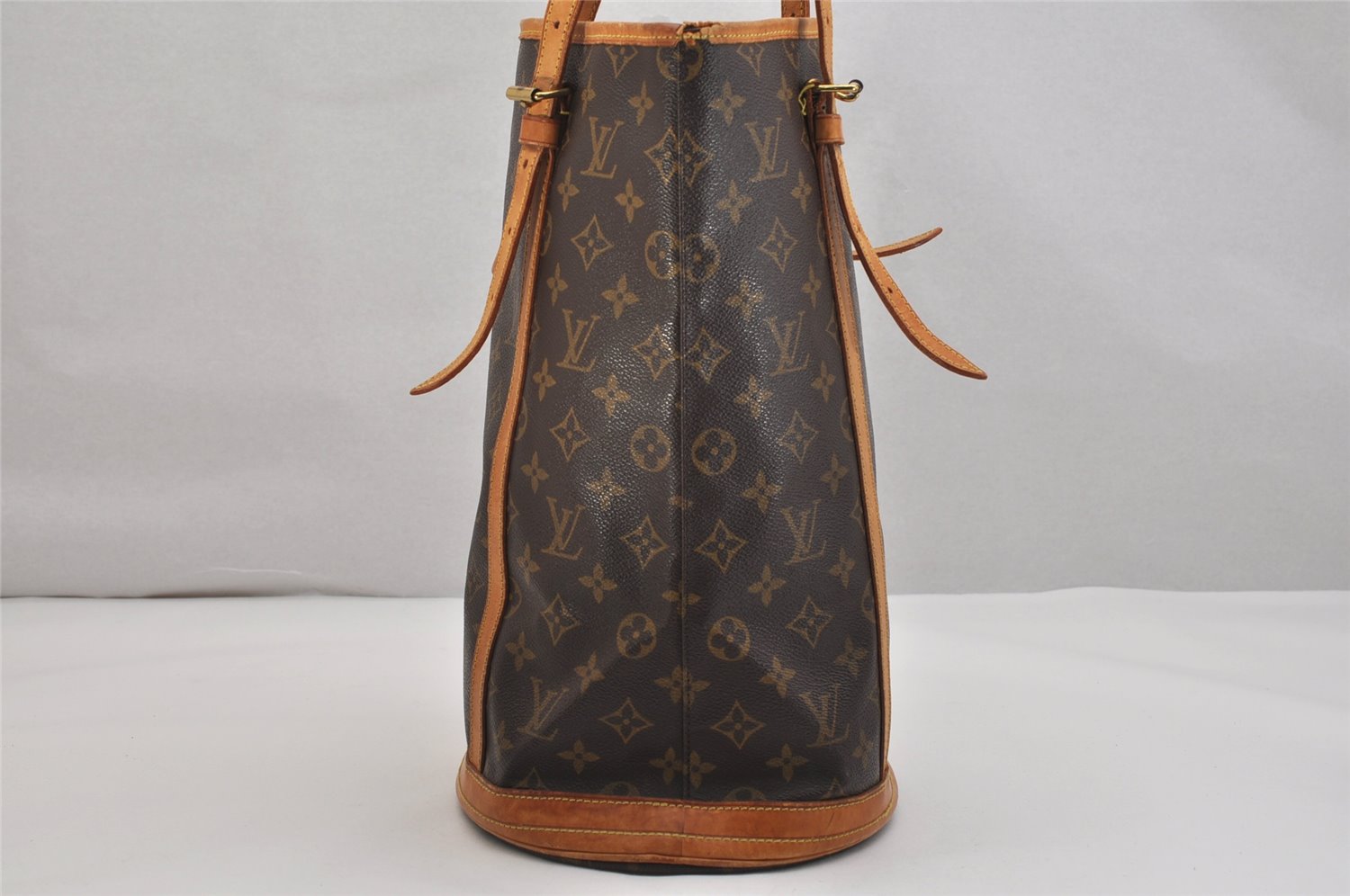 Authentic Louis Vuitton Monogram Bucket GM Shoulder Tote Bag M42236 LV 1065K