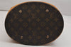 Authentic Louis Vuitton Monogram Bucket GM Shoulder Tote Bag M42236 LV 1065K