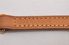 Authentic Louis Vuitton Leather Shoulder Strap Beige 46.5" LV 1066I