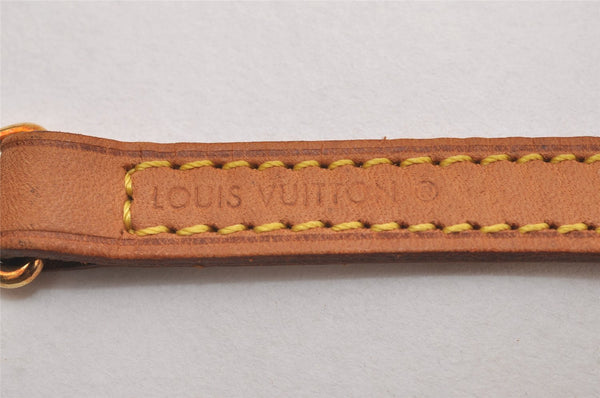 Authentic Louis Vuitton Leather Shoulder Strap Beige 46.5" LV 1066I