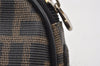 Authentic FENDI Zucca Vintage Shoulder Bag Purse PVC Leather Brown Junk 1067K