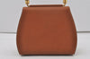 Authentic GUCCI Bamboo 2Way Shoulder Hand Bag Purse Leather Brown 1069J