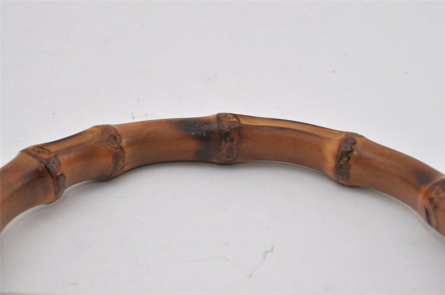 Authentic GUCCI Bamboo 2Way Shoulder Hand Bag Purse Leather Brown 1069J