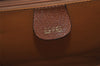 Authentic GUCCI Bamboo 2Way Shoulder Hand Bag Purse Leather Brown 1069J