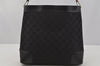Authentic GUCCI Shoulder Tote Bag GG Canvas Leather 33900 Black 1070J
