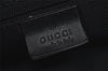 Authentic GUCCI Shoulder Tote Bag GG Canvas Leather 33900 Black 1070J