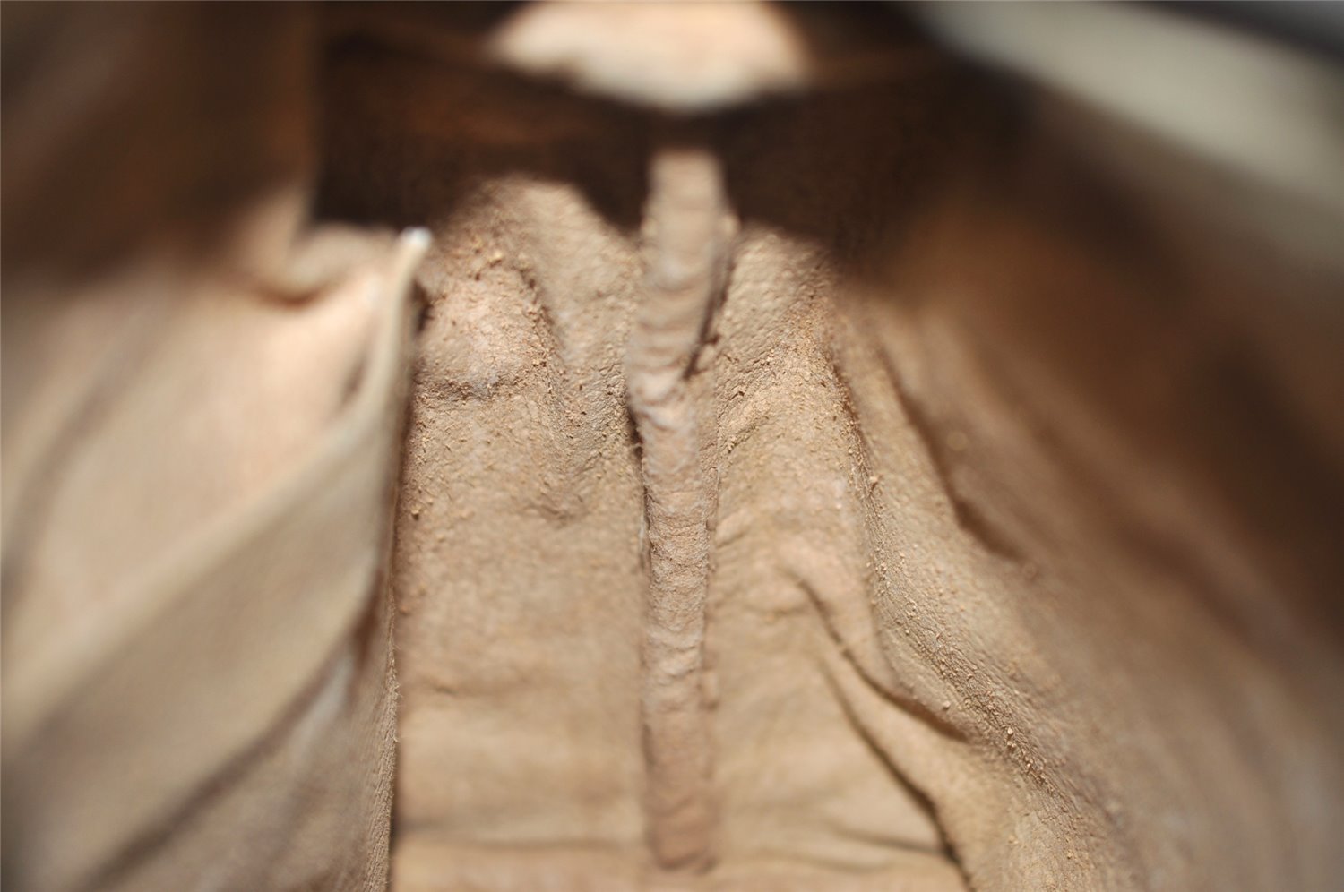 Authentic GUCCI Clutch Hand Bag Purse GG PVC Leather Brown Junk 1070K