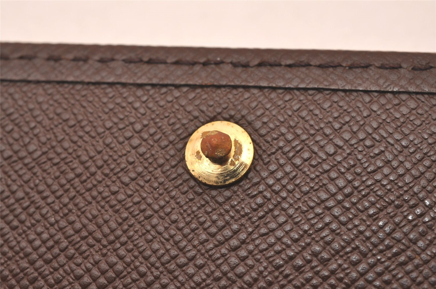 Auth Louis Vuitton Damier Porte Billet Carte Credit Monnaie N61665 Wallet 1071I