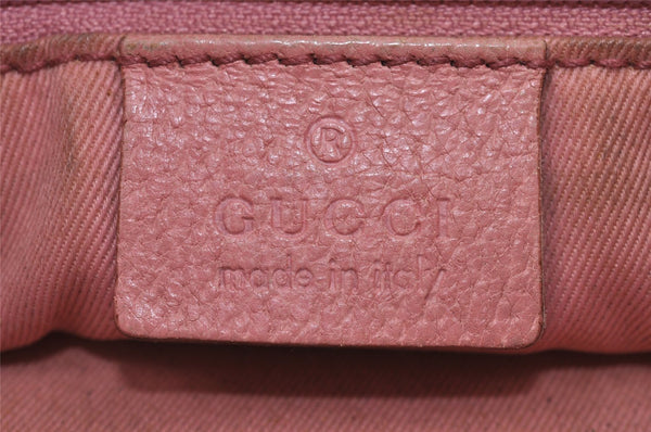 Authentic GUCCI Eclipse Hand Tote Bag Purse GG Canvas Leather 120844 Brown 1071J