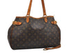 Auth Louis Vuitton Monogram Batignolles Horizontal Tote Bag M51154 LV Junk 1071K