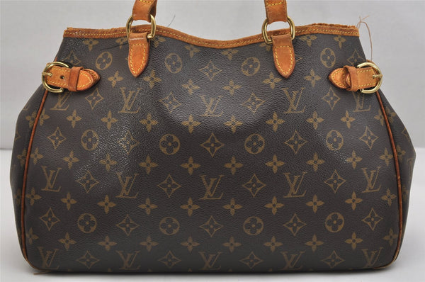 Auth Louis Vuitton Monogram Batignolles Horizontal Tote Bag M51154 LV Junk 1071K