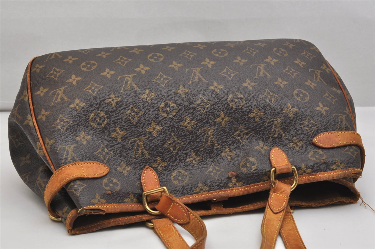 Auth Louis Vuitton Monogram Batignolles Horizontal Tote Bag M51154 LV Junk 1071K