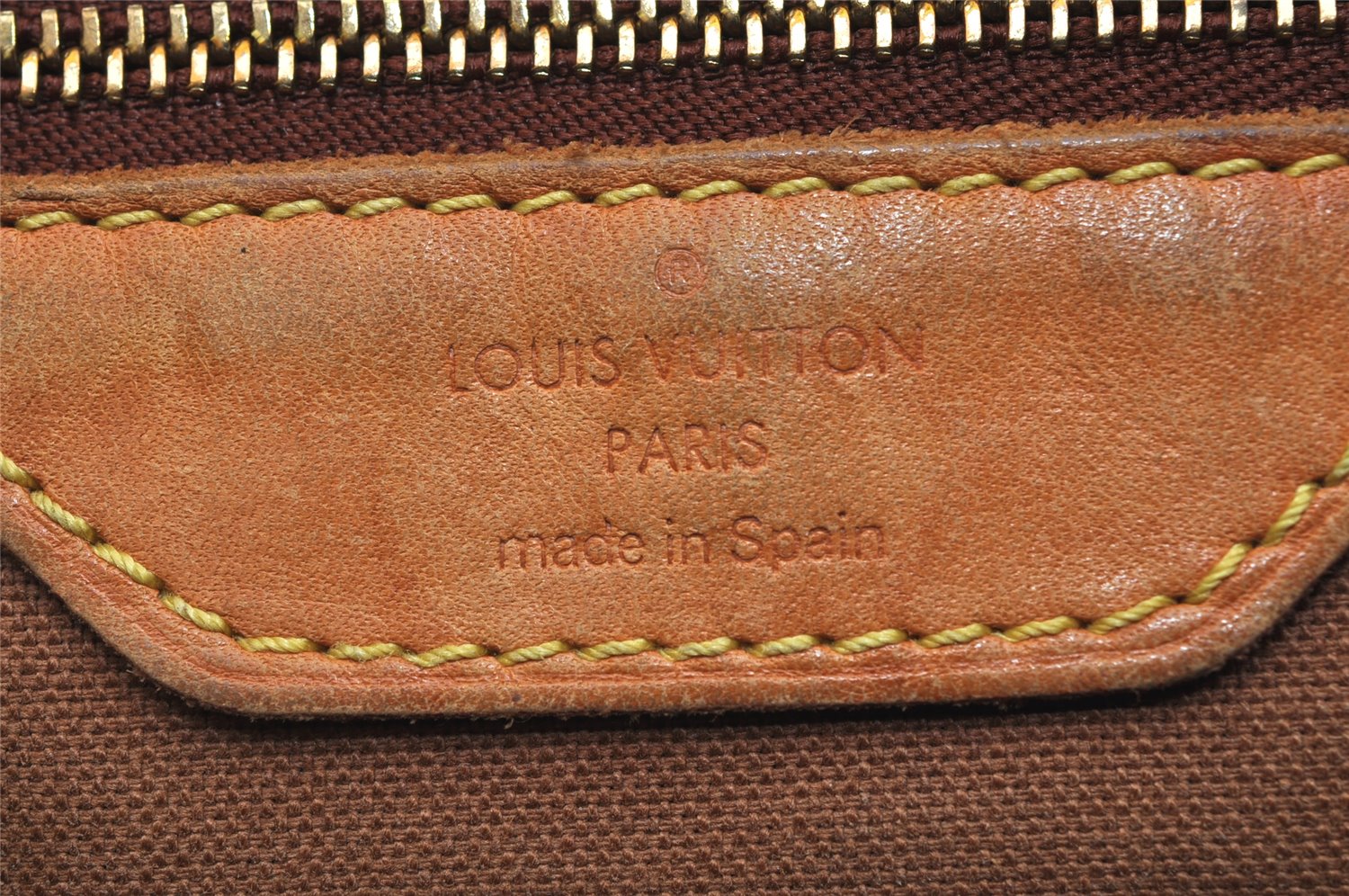 Auth Louis Vuitton Monogram Batignolles Horizontal Tote Bag M51154 LV Junk 1071K