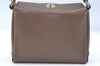 Authentic GUCCI Shoulder Hand Bag Purse Leather Brown 1072C