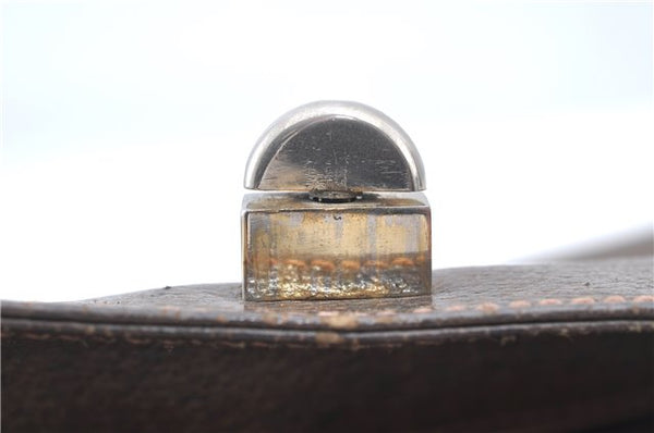 Authentic GUCCI Shoulder Hand Bag Purse Leather Brown 1072C