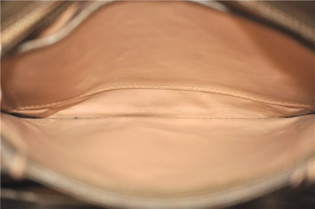 Authentic GUCCI Shoulder Hand Bag Purse Leather Brown 1072C