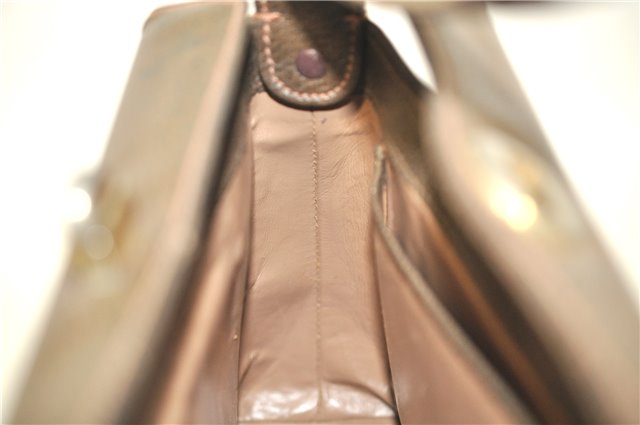 Authentic GUCCI Shoulder Hand Bag Purse Leather Brown 1072C