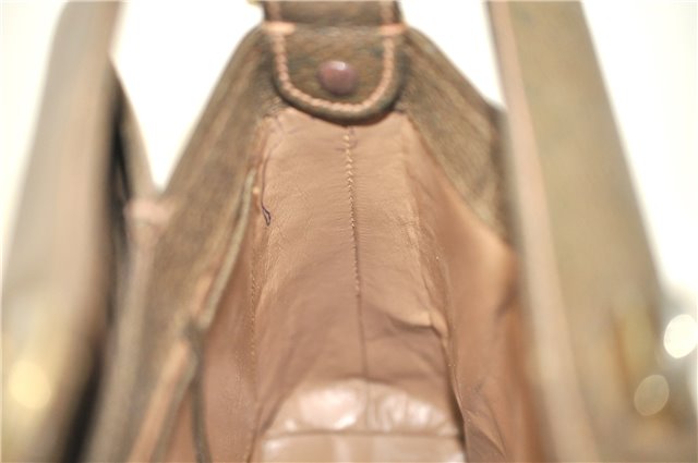 Authentic GUCCI Shoulder Hand Bag Purse Leather Brown 1072C