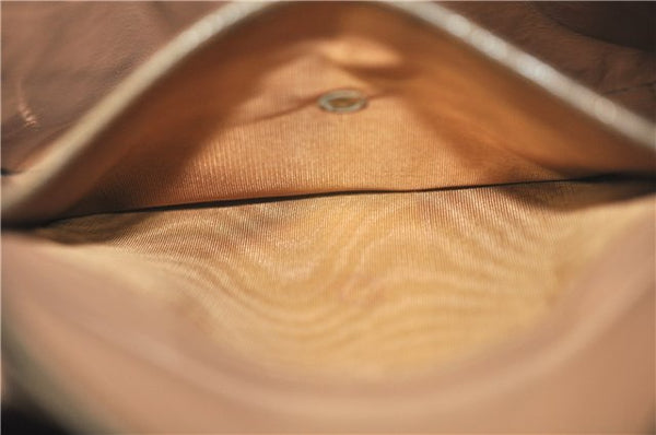 Authentic GUCCI Shoulder Hand Bag Purse Leather Brown 1072C