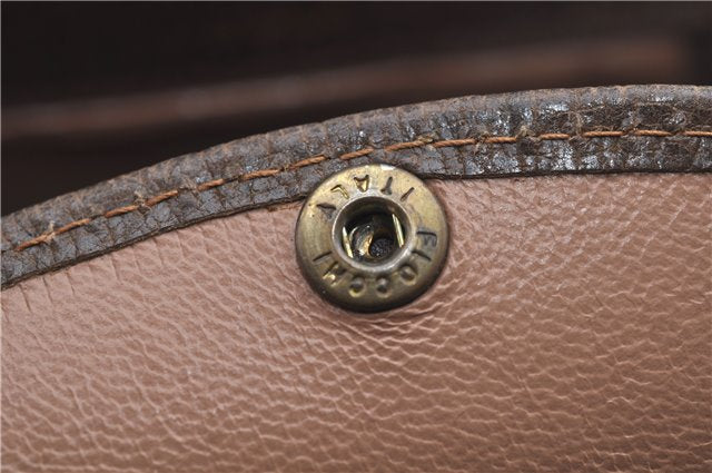 Authentic GUCCI Shoulder Hand Bag Purse Leather Brown 1072C