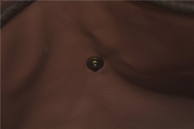 Authentic GUCCI Shoulder Hand Bag Purse Leather Brown 1072C