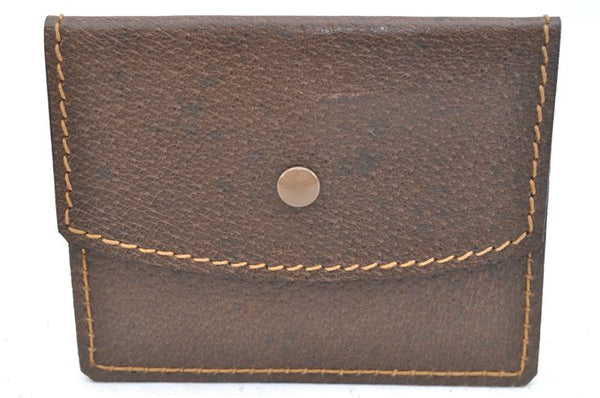 Authentic GUCCI Shoulder Hand Bag Purse Leather Brown 1072C