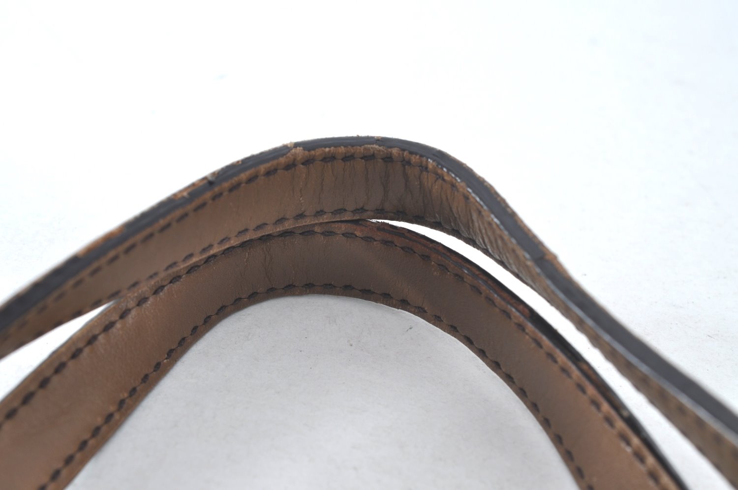 Authentic GUCCI Craft Shoulder Tote Bag GG Canvas Leather Brown 1073K