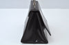 Authentic GIVENCHY Vintage PVC Chain Shoulder Hand Bag Purse Brown 1074J