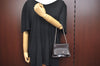 Authentic GIVENCHY Vintage PVC Chain Shoulder Hand Bag Purse Brown 1074J
