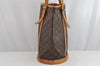 Authentic Louis Vuitton Monogram Bucket GM Shoulder Tote Bag M42236 Junk 1074K