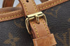 Authentic Louis Vuitton Monogram Bucket GM Shoulder Tote Bag M42236 Junk 1074K