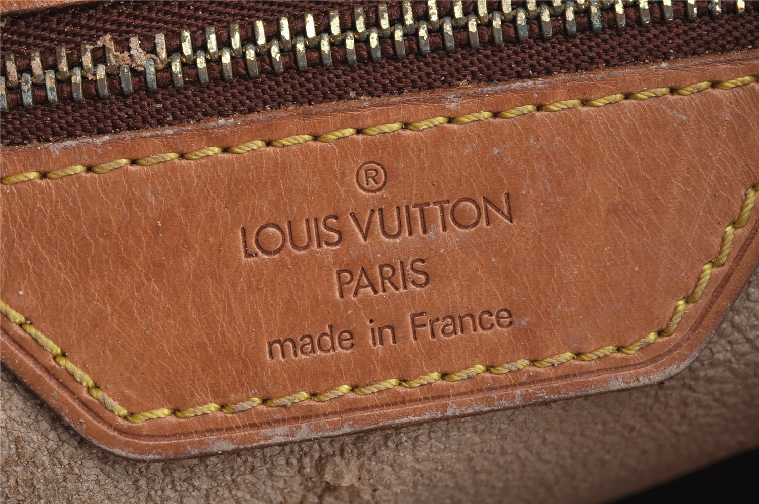 Authentic Louis Vuitton Monogram Bucket GM Shoulder Tote Bag M42236 Junk 1074K