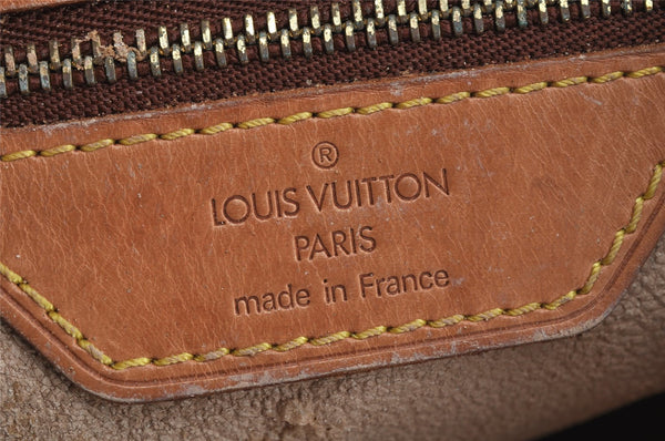 Authentic Louis Vuitton Monogram Bucket GM Shoulder Tote Bag M42236 Junk 1074K