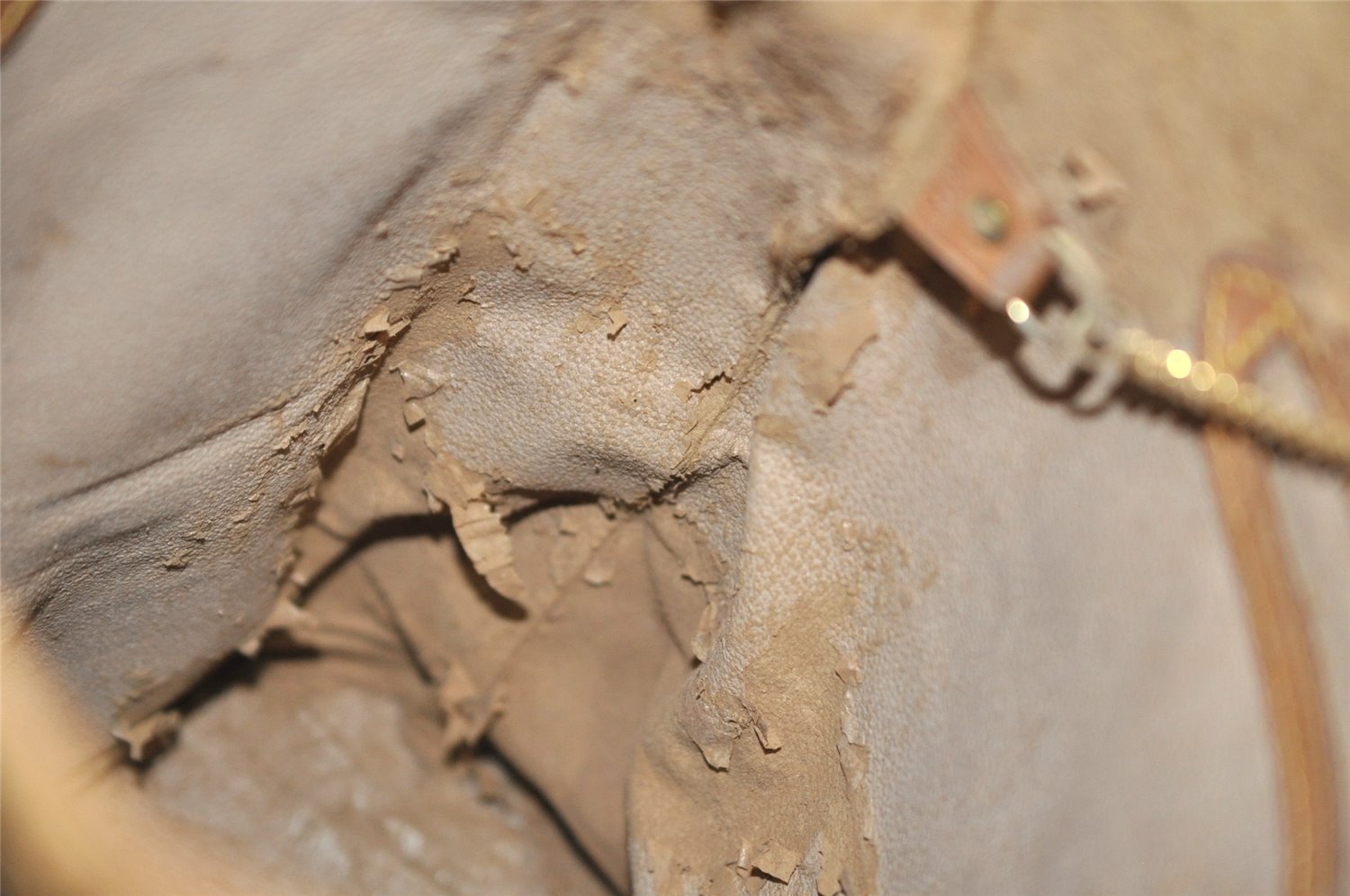 Authentic Louis Vuitton Monogram Bucket GM Shoulder Tote Bag M42236 Junk 1074K