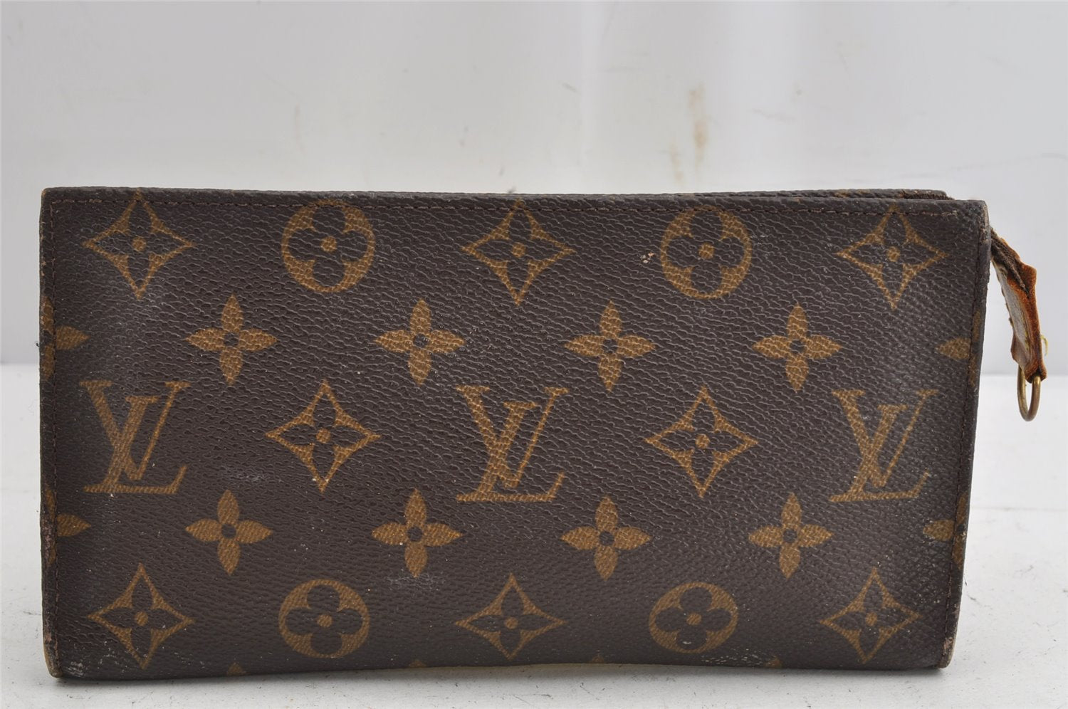 Authentic Louis Vuitton Monogram Bucket GM Shoulder Tote Bag M42236 Junk 1074K