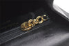 Authentic Salvatore Ferragamo Gancini Leather 2Way Shoulder Hand Bag Black 1076K
