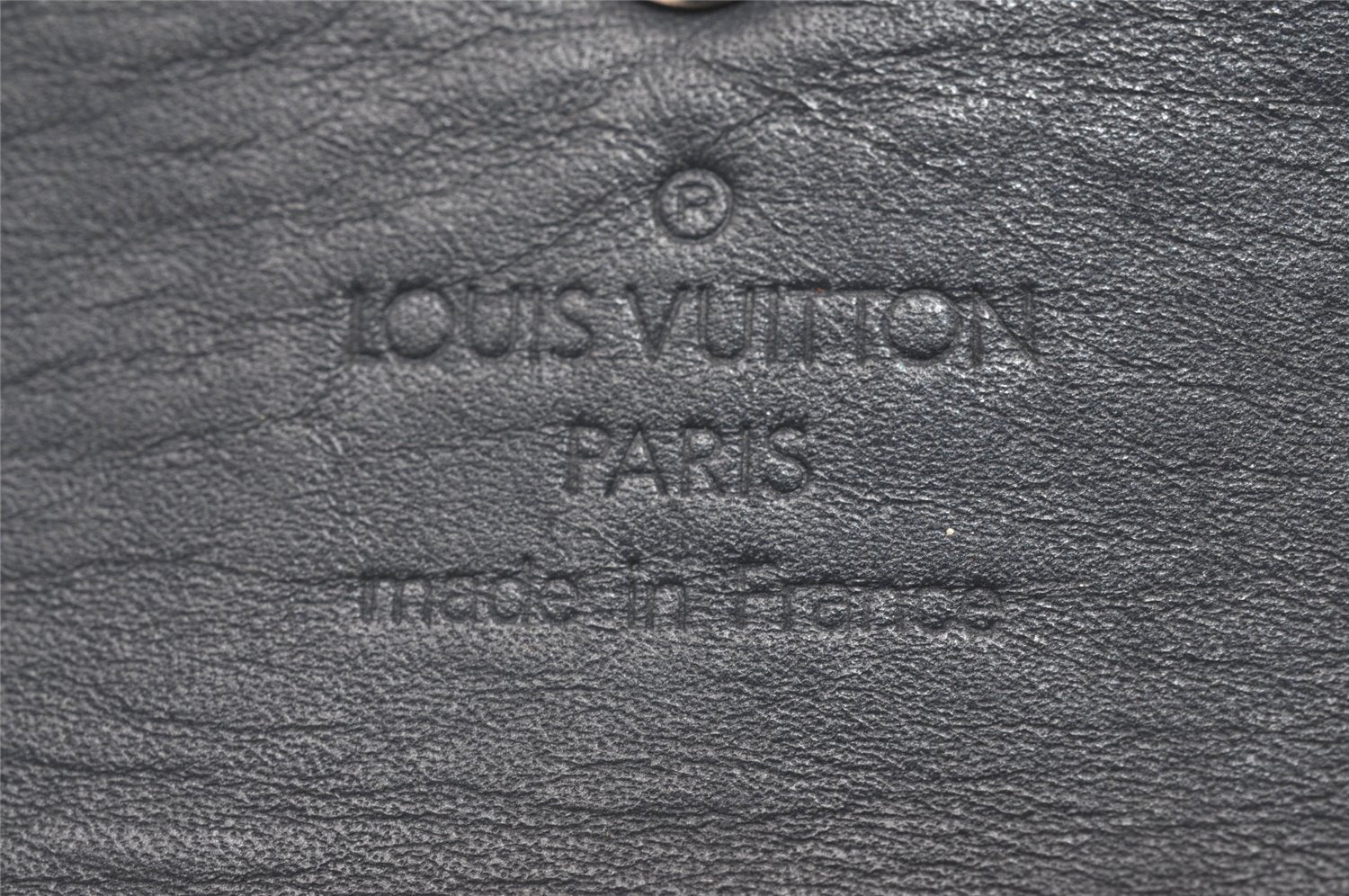 Auth Louis Vuitton Monogram Mat Porte Tresor International Wallet Navy LV 1077I