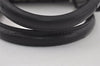Authentic Christian Dior Trotter Hand Boston Bag Purse Canvas Black 1077J